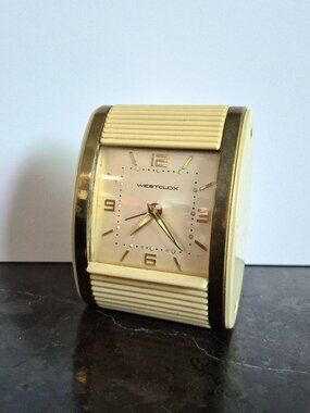 Vintage Westclox Model 42004 Travel Alarm Clock, Working